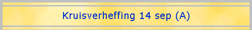 Kruisverheffing 14 sep (A)