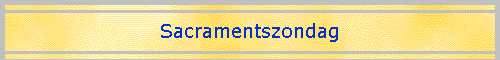 Sacramentszondag
