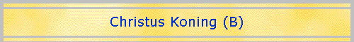 Christus Koning (B)