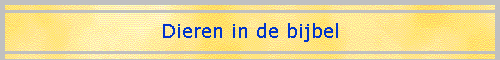 Dieren in de bijbel